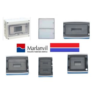 CENTRALINO QUADRO ELETTRICO DISTRIBUZIONE MARLANVIL DIN FILO MURO