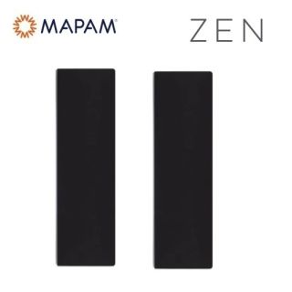 zen PLACCA 1 POSTO NERO MAPAM N2002-2 2 pezzi