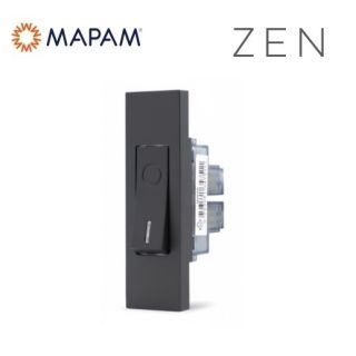 zen INTERRUTTORE BIPOLARE MAPAM ZEN N202N NERO