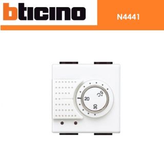 TERMOSTATO CONDIZIONAMENTO 230V BTICINO LIVING LIGHT N4441 BIANCO