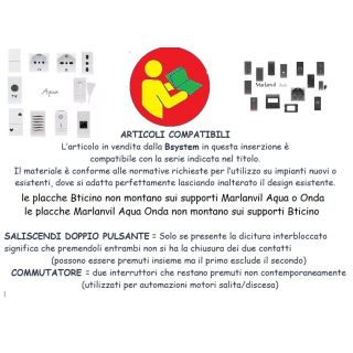 PLACCA MARLANVIL MILLENIUM CLASSIC ONDA ARC AQUA