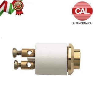 PULSANTE CAL OTTONE LUCIDO P60 diametro 18