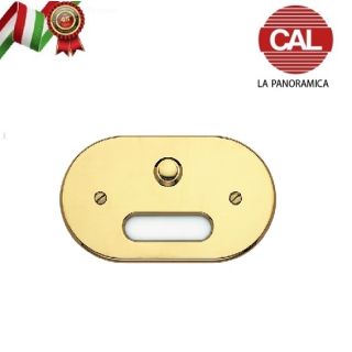 CAMPANELLO CAL IN OTTONE LUCIDO 80X135mm P610