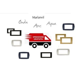 PLACCA MARLANVIL MILLENIUM CLASSIC ONDA ARC AQUA