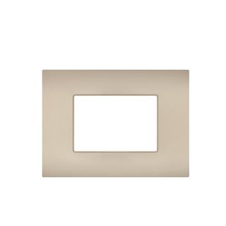 sun PLACCA 3P CHAMPAGNE COMPATIBILE VIMAR ARKE'