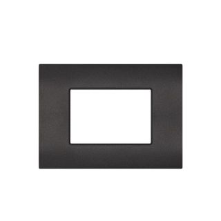 sun PLACCA 3P NERO COMPATIBILE VIMAR ARKE'