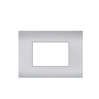 sun PLACCA 3P SILVER COMPATIBILE VIMAR ARKE'