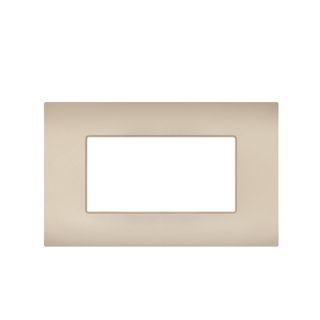 sun PLACCA 4P CHAMPAGNE COMPATIBILE VIMAR ARKE'