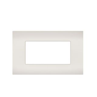 sun PLACCA 4P BIANCO PERLA COMPATIBILE VIMAR ARKE'