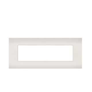 sun PLACCA 7P BIANCO PERLA COMPATIBILE VIMAR ARKE'