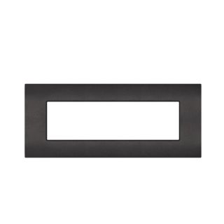 sun PLACCA 7P NERO COMPATIBILE VIMAR ARKE'