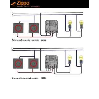 Relè INTERRUTTORE COMMUTATORE IMPULSI 230V PASSO PASSO tipo Finder 26018230 26.01 26088230 0000