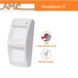 SENSORE AMC SOUTDOORT TRIPLA TECNOLOGIA ANTIACCECAMENTO