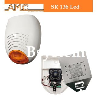 SIRENA ESTERNA UNIVERSALE AUTOALIMENTATA ANTISCHIUMA SR136 AMC