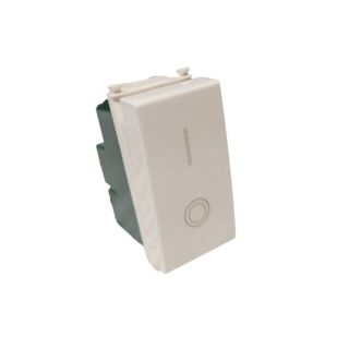 INTERRUTTORE BIPOLARE COMPATIBILE VIMAR PLANA BIANCO