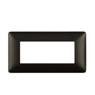 PLACCA 6P NERO OPACO COMPATIBILE MATIX BTICINO