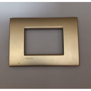 BTICINO LIVINGLIGHT PLACCA QUADRA 3 MODULI METALLO LNA4803SQ SQUARE