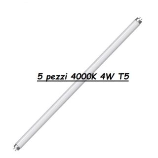 5 NEON TUBO FLUORESCENTE T5 4W 4000K 150mm NEON 15cm