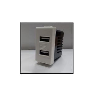 PRESA DOPPIA USB COMPATIBILE BTICINO MATIX USB MT