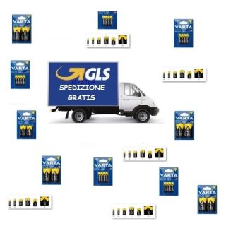 BATTERIE VARTA  AA  MINI STILO SUPER LIFE PILE AAA BLISTER GRATIS  BATTERIA -