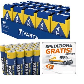 BATTERIE VARTA AA MINI STILO SUPER LIFE PILE AAA BLISTER GRATIS BATTERIA -