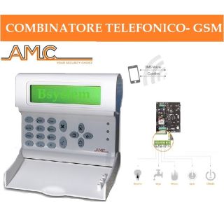 COMBINATORE TELEFONICO GSM VOXOUT AMC ELETTRONICA SINTESI VOCALE UNIVERSALE