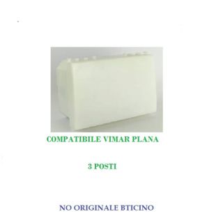 LUCE EMERGENZA 3.5W 400Lm IP55 COMPATIBILE VIMAR PLANA