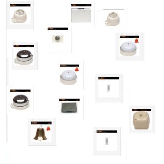 SUONERIA CAMPANELLO DIN DON CAMPANA SQUILLANTE RONZATORE 220V V AC DC