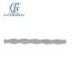 CAVO TRECCIA SETA GAMBARELLI 3X1mm GRIGIO AL METRO 10208