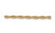 CAVO TRECCIA SETA GAMBARELLI 3X1mm ORO AL METRO 10508