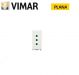 PRESA 2P+T 10A BIANCO VIMAR PLANA 14201