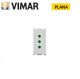 PRESA 2P+T 10A VIMAR PLANA SILVER 14201.SL