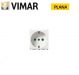 PRESA 2P+T 16A BIANCO VIMAR PLANA 14209