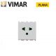 PRESA AMERICANA STANDARD VIMAR PLANA BIANCO 14248
