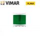 SPIA LUMINOSA PRISMATICA DIFFUSORE VERDE VIMAR PLANA 14387.V