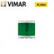SPIA PRISMATICA CON DIFFUSORE VERDE VIMAR PLANA SILVER 14387.V.SL