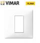 PLACCA 1 POSTO BIANCO VIMAR PLANA 14641.01