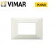 PLACCA 3 FORI VIMAR PLANA COLORE AVORIO 14653.02