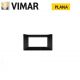 PLACCA 4 FORI VIMAR PLANA COLORE NERO 14654.05