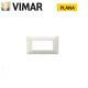 PLACCA 4 FORI VIMAR PLANA COLORE BIANCO GRANITO 14654.06