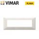 PLACCA 7P BIANCO GRANITO VIMAR PLANA 14657.06