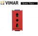 PRESA BIVALENTE 16A VIMAR IDEA 16203.R ROSSO