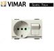 PRESA SCHUKO+ INTERRUTTORE MAGNETOTERMICO VIMAR IDEA 16276.B BIANCO