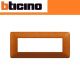 PLACCA 6 POSTI BTICINO MATIX ROSSO TERRA AM4806TRT