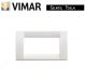 PLACCA CLASSICA 4 POSTI VIMAR IDEA 16744.01 BIANCO BRILLANTE
