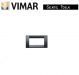 PLACCA 4 FORI VIMAR IDEA 16744.15 COLORE GRIGIO GRAFITE