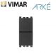 DUE PULSANTI INDIPENDENTI VIMAR ARKE' 19066 GRIGIO