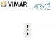 PRESA BIPASSO 10/16A VIMAR ARKE' BIANCO 19203.B.