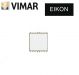 PULSANTE TARGHETTA 2 MODULI VIMAR EIKON BIANCO 20050.B.
