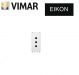 PRESA 2P+T 10A VIMAR EIKON BIANCO 20201.B.